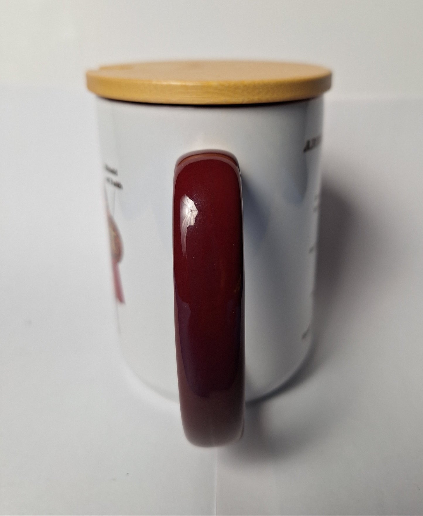 Armor of God Bible Verse with Labels with Wooden Lid Coffee Tea Mug 15 oz